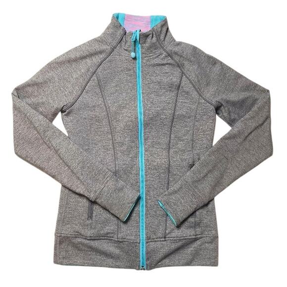 Ivivva by Lululemon Reversible Jacket in Pink/Blue/Gray Size 10 - Picture 12 of 12